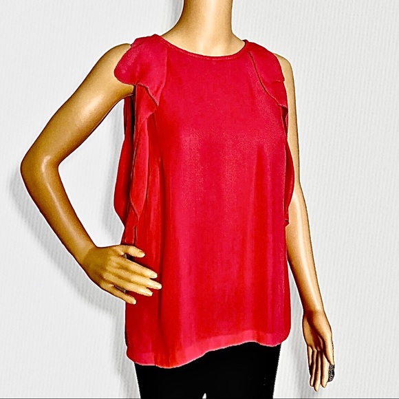 Kate Spade Ruffle Sleeveless Blouse - Picture 11 of 11